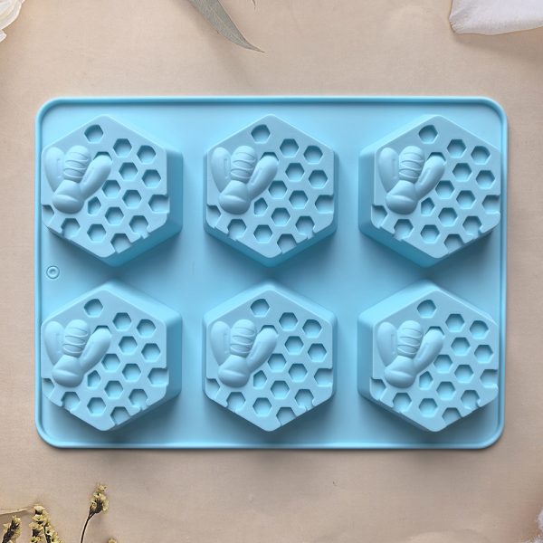 Silicone Soap Mold Even Bee Soap Mold - Image 2