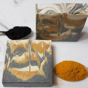 Hand Made Turmeric Charcoal Soap